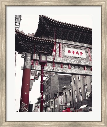 Framed Chinatown Reds II Print
