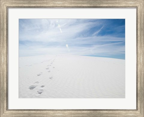 Framed White Dunes I Print