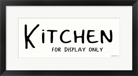 Framed Kitchen for Display Only Print