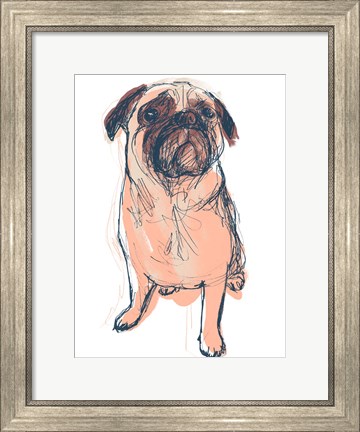Framed Dog Portrait--Dave Print