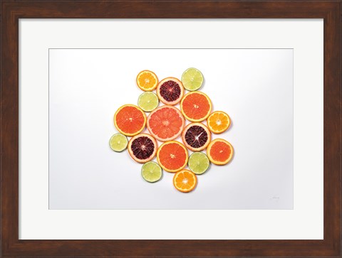 Framed Sunny Citrus I Print