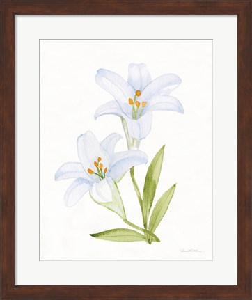 Framed Easter Blessing Flowers IV Print