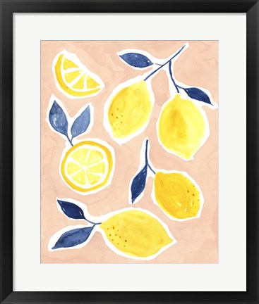 Framed Lemon Love II Print