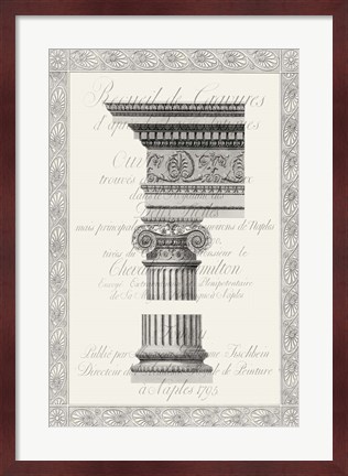 Framed Column Overlay II Print