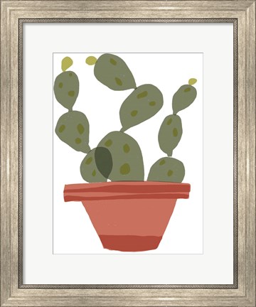 Framed Mod Cactus VII Print