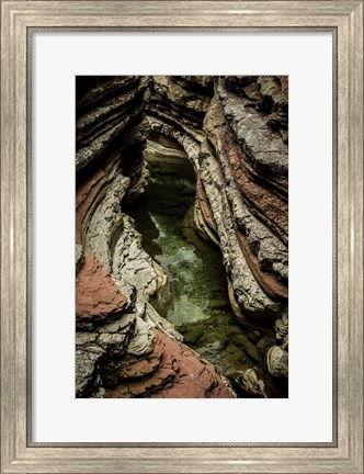 Framed Layered Slot Canyon 2 Print