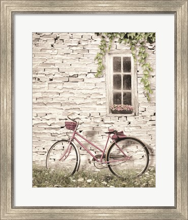 Framed Ready for a Bike Ride Print