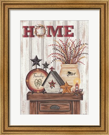 Framed Home &amp; Family Print