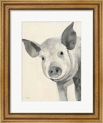 Framed Oink Print