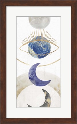 Framed Crescent Moon II Print