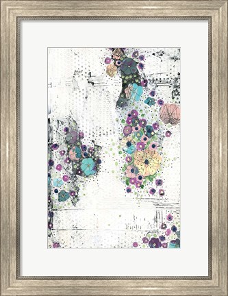 Framed Floral Abstract II Print