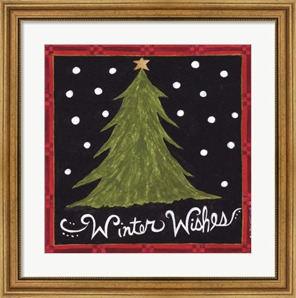 Framed Winter Wishes Print