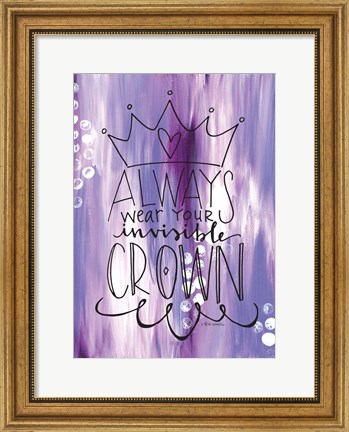 Framed Invisible Crown Print