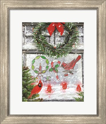 Framed Christmas Peace Print