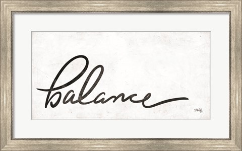 Framed Balance Print