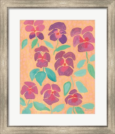 Framed Ya Pansy Print