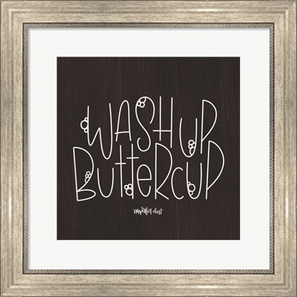 Framed Wash Up Buttercup Print