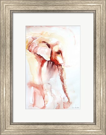 Framed African Elephant Print