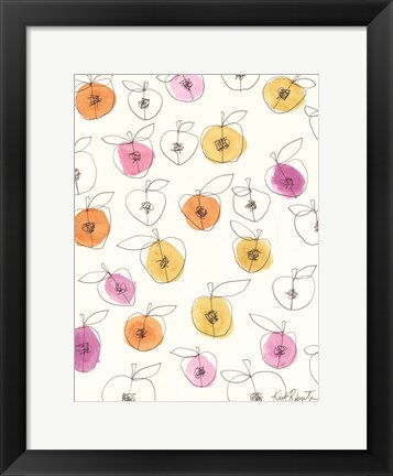 Framed Peach Pits Print