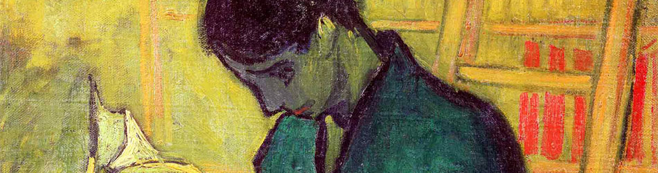 Novel Reader by Vincent Van Gogh