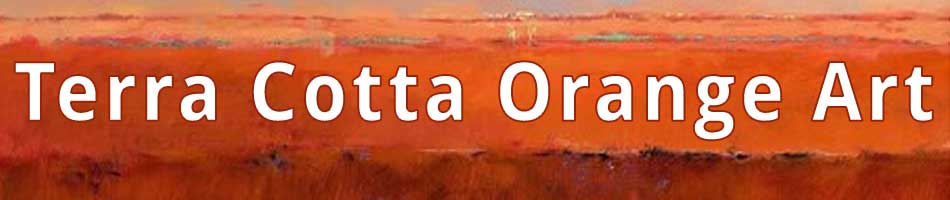 Terra Cotta Orange Art