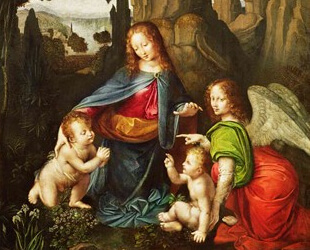 Madonna of the Rocks by Leonardo Da Vinci