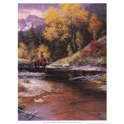 Into the High Lonesome by Jack Sorenson Art Print
