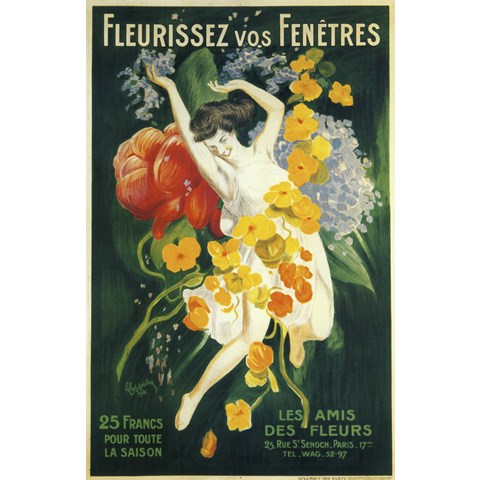 Fleurissez vos Fenetres by Leonetto Cappiello Art Print