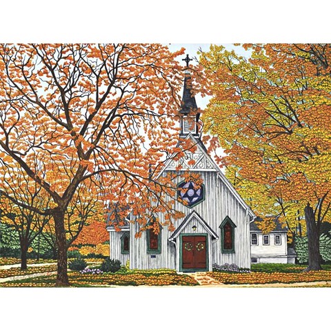 Country Church, Western NY by Thelma Winter Art Print