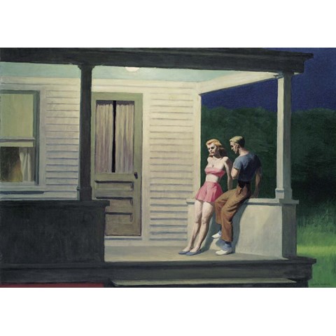 Summer Evening by Edward Hopper Art Print