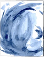 Blue Swirl II Fine Art Print