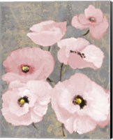 Kindle's Blush Poppies II Fine Art Print