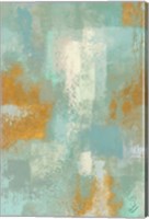 Escape into Teal Abstraction I Fine Art Print