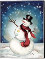 Snowman Cheers II Fine Art Print