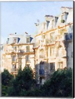 Watercolor Streets of Paris III Fine Art Print
