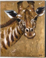 Gold Giraffe Fine Art Print