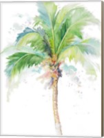 Watercolor Coconut Palm Fine Art Print