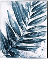 Blue Jungle Leaf I Fine Art Print