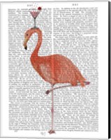 Flamingo and Cocktail 3 Fine Art Print