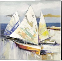 Barche Sulla Spiaggia (detail) Fine Art Print