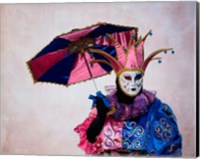 Elaborate Costume For Carnival, Venice, Italy Fine Art Print