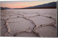 California, Death Valley Salt Flats Fine Art Print