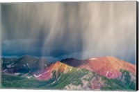 Storm Moving Over Mountains Near Crested Butte, Colorado Fine Art Print