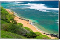 Larsen's Beach, North Shore, Island Of Kauai, Hawaii Fine Art Print