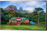 Anahola Baptist Church, Kauai, Hawaii Fine Art Print