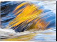 Flowing Rapids Of The Ontonagon River Fine Art Print