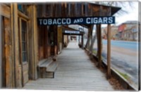 Tobacco Gold Rush Store In Virginia City, Montana Fine Art Print