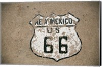 New Mexico State Route 66 Sign Fine Art Print