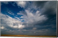 Massive Summer Cloud Formations Over Wheat Fields Fine Art Print