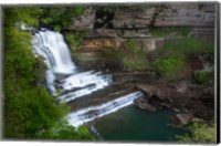 Waterfall And Cascade Of The Blackburn Fork State Scenic River Fine Art Print
